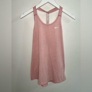 Nike Dri-Fit Womens Racerback Tank in Pink size small‎